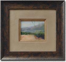 Desert Landscape Miniature Pastel